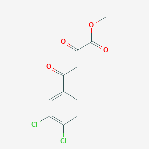 B1350436 Methyl 4-(3,4-dichlorophenyl)-2,4-dioxobutanoate CAS No. 374679-63-7