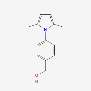 molecular formula C13H15NO B1350448 [4-(2,5-二甲基-1H-吡咯-1-基)苯基]甲醇 CAS No. 773870-17-0