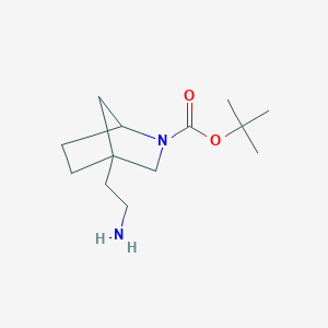 Tert-butyl 4-(2-aminoethyl)-2-azabicyclo[2.2.1]heptane-2-carboxylate