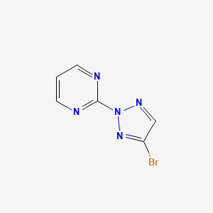 2-(4-bromo-2H-1,2,3-triazol-2-yl)pyrimidine