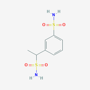 3-(1-Sulfamoylethyl)benzenesulfonamide