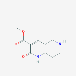 Ethyl 2-oxo-1,2,5,6,7,8-hexahydro-1,6-naphthyridine-3-carboxylate