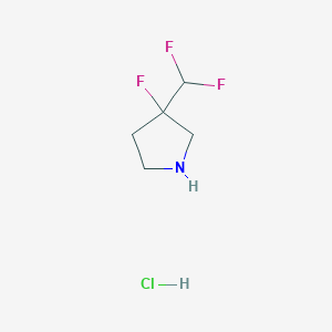 3-(Difluoromethyl)-3-fluoropyrrolidine hydrochloride