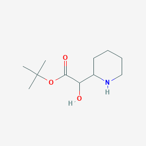 tert-Butyl 2-hydroxy-2-(piperidin-2-yl)acetate