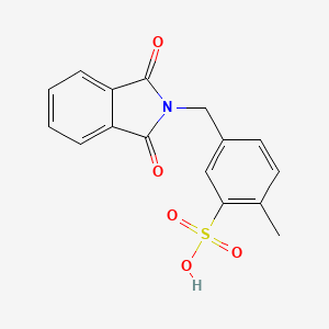 5-[(1,3-dioxo-2,3-dihydro-1H-isoindol-2-yl)methyl]-2-methylbenzene-1-sulfonic acid