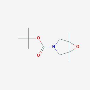 Tert-butyl 1,5-dimethyl-6-oxa-3-azabicyclo[3.1.0]hexane-3-carboxylate