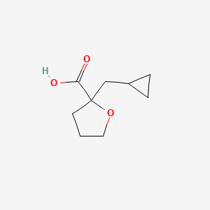 2-(Cyclopropylmethyl)oxolane-2-carboxylicacid