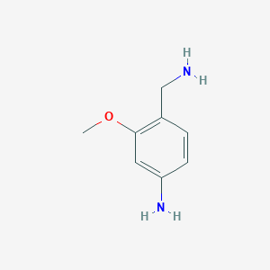 4-(Aminomethyl)-3-methoxyaniline