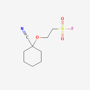 2-[(1-Cyanocyclohexyl)oxy]ethane-1-sulfonyl fluoride