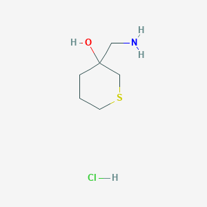 3-(Aminomethyl)thian-3-ol hydrochloride