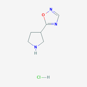 5-(Pyrrolidin-3-yl)-1,2,4-oxadiazole hydrochloride