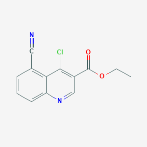 Ethyl4-chloro-5-cyanoquinoline-3-carboxylate