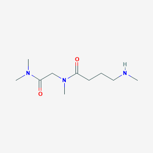 N-[(dimethylcarbamoyl)methyl]-N-methyl-4-(methylamino)butanamide