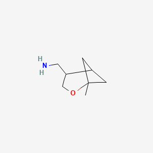 1-{1-Methyl-2-oxabicyclo[3.1.1]heptan-4-yl}methanamine