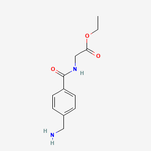 Ethyl (4-(aminomethyl)benzoyl)glycinate