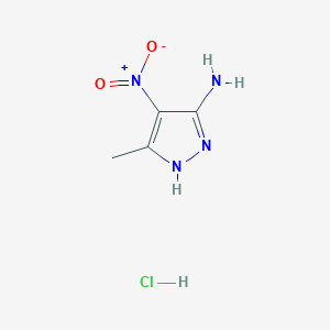 3-methyl-4-nitro-1H-pyrazol-5-amine hydrochloride