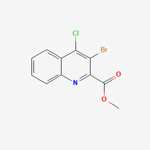 Methyl 3-bromo-4-chloroquinoline-2-carboxylate