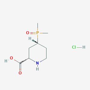 rac-(2R,4S)-4-(dimethylphosphoryl)piperidine-2-carboxylic acid hydrochloride