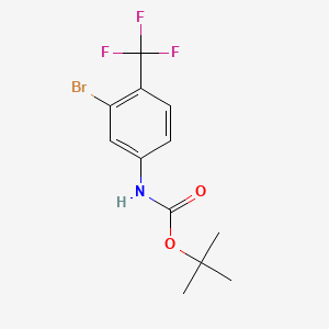 tert-Butyl (3-bromo-4-(trifluoromethyl)phenyl)carbamate