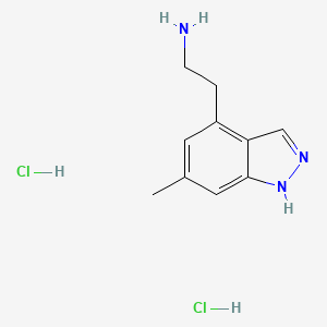 2-(6-methyl-1H-indazol-4-yl)ethan-1-amine dihydrochloride