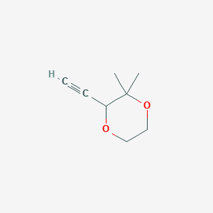 3-Ethynyl-2,2-dimethyl-1,4-dioxane