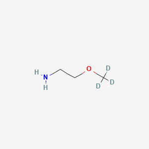 molecular formula C3H9NO B13505246 2-(2H3)methoxyethan-1-amine 