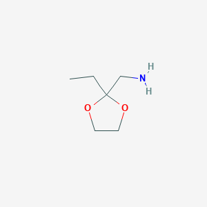 1-(2-Ethyl-1,3-dioxolan-2-yl)methanamine