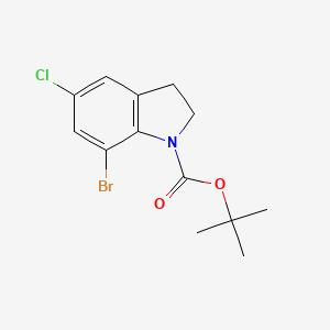 tert-Butyl 7-bromo-5-chloroindoline-1-carboxylate