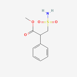 Methyl 2-phenyl-3-sulfamoylpropanoate