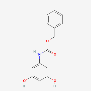 molecular formula C14H13NO4 B13505306 benzyl N-(3,5-dihydroxyphenyl)carbamate 