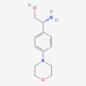 (r)-2-Amino-2-(4-morpholinophenyl)ethan-1-ol