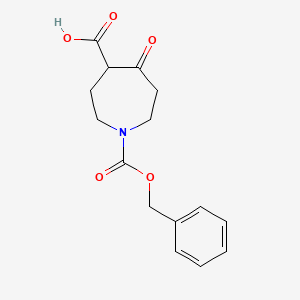 1-((Benzyloxy)carbonyl)-5-oxoazepane-4-carboxylic acid