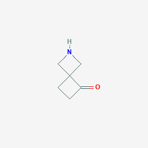 molecular formula C6H9NO B13505337 2-Azaspiro[3.3]heptan-5-one 