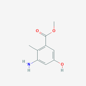 Methyl 3-amino-5-hydroxy-2-methylbenzoate