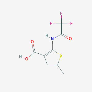 5-Methyl-2-(2,2,2-trifluoroacetamido)thiophene-3-carboxylic acid