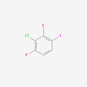 molecular formula C6H2ClF2I B1350540 2-氯-1,3-二氟-4-碘苯 CAS No. 202925-06-2