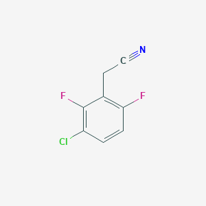 B1350543 3-Chloro-2,6-difluorophenylacetonitrile CAS No. 261762-55-4