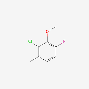 molecular formula C8H8ClFO B1350547 2-氯-6-氟-3-甲基苯甲醚 CAS No. 261762-79-2