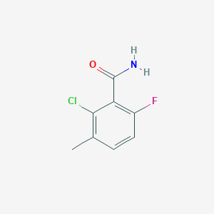 molecular formula C8H7ClFNO B1350548 2-氯-6-氟-3-甲基苯甲酰胺 CAS No. 286474-60-0