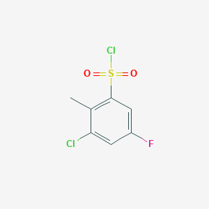 B1350549 3-Chloro-5-fluoro-2-methylbenzenesulfonyl chloride CAS No. 306937-30-4
