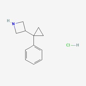 3-(1-Phenylcyclopropyl)azetidine hydrochloride