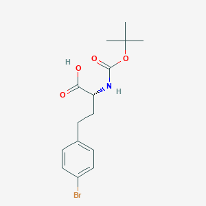 (R)-4-(4-Bromophenyl)-2-((tert-butoxycarbonyl)amino)butanoic acid