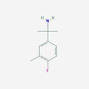 2-(4-Fluoro-3-methylphenyl)propan-2-amine