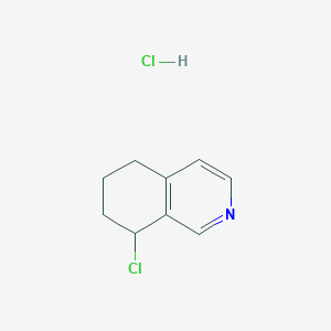 8-Chloro-5,6,7,8-tetrahydroisoquinoline hydrochloride