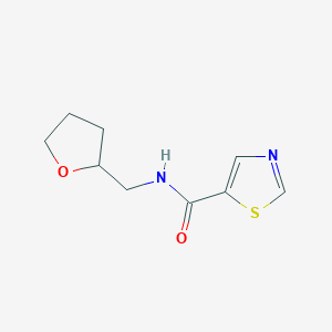 N-[(oxolan-2-yl)methyl]-1,3-thiazole-5-carboxamide