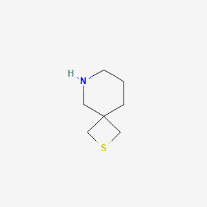 molecular formula C7H13NS B13505606 2-Thia-6-azaspiro[3.5]nonane 