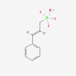 potassium trifluoro[(2E)-3-phenylprop-2-en-1-yl]boranuide