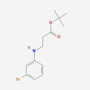 Tert-butyl 3-[(3-bromophenyl)amino]propanoate