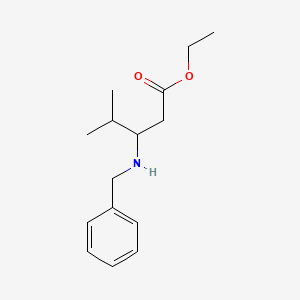 Ethyl 3-(benzylamino)-4-methylpentanoate