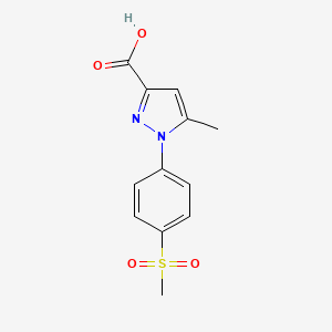 1-(4-methanesulfonylphenyl)-5-methyl-1H-pyrazole-3-carboxylic acid